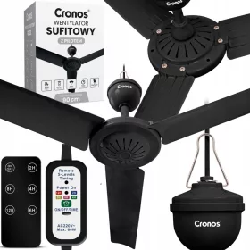   Fürdőszoba ventilátor - VENTILÁTOR MENNYEZETI VENTILÁTOR + TÁVIRÁNYÍTÓ 90cm