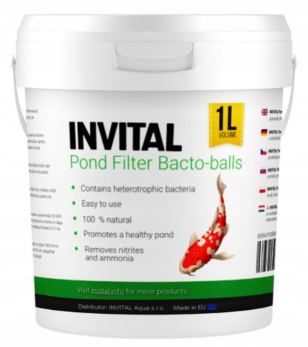  INVITAL Pond Filter Bacto-balls 1l