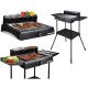  ELEKTROMOS ÁLLÓGRILL 3 az 1-ben Álló kerti grill erkély teraszra 2400 W