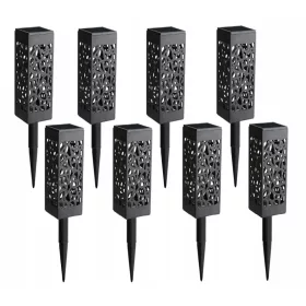  Plug-in napelemes lámpa Zolta fekete 28,5 cm 8 db.