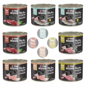   Konzerv macskáknak - Mr. Meat nedves étel macskáknak 8 x 200 g