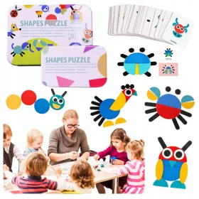   Montessori játék - Fa puzzle montessori puzzle puzzle játék