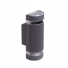    Ecolight kerti fali lámpa fekete, szürke és ezüst árnyalatokkal GU10 35 W