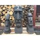  Beton kerti figura - Moai
