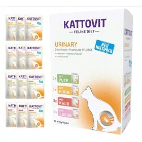   Konzerv macskáknak - Kattovit többk húgyúti 12x85 g ízek keveréke