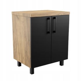   Fürdőszoba szekrény állva a kézműves 60 cm -es mosdó alatt