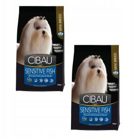   Száraz kutyaeledel - Farmina cibau érzékeny halak mini 800g + 800 g