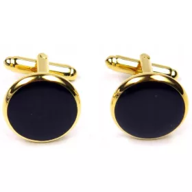  Arany és fekete H5 szmoking mandzsettagombok