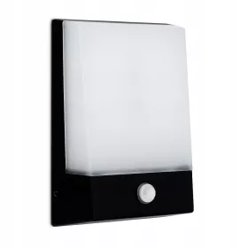    Kwazar Luminaire kerti fali lámpa, fekete, beépített 12 W-os LED forrás