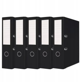   Iratgyűjtő könyvekhez és füzetekhez - A4 kötőanyag 75 mm -es illesztő karral fekete