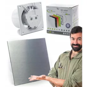   Fürdőszoba ventilátor - FÜRDŐSZOBAI VENTILÁTOR 125 HYGROSTAT KRÓM INOX