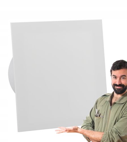 Szellőzőrács - SZELLŐZŐRÁCS 150x150mm WHITE MAT PLEXI