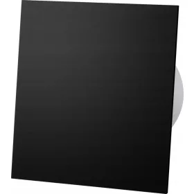   Fürdőszoba ventilátor - Szellőzőrács 150x150mm BLACK PLEXI MAT