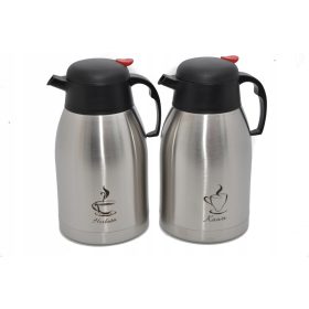   Termosz, hőtároló - Tadar termosz italokhoz, 2,5 l, ezüst