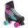  Raven Serena görkorcsolya Fekete, Pink, Türkiz, 35-38 méretben