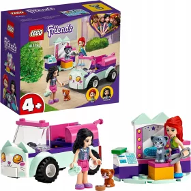    LEGO 41439 MACSKA KICKA FODRÁSZ SZÉPSÉGTÁSKA AUTÓ 24 órás ápolóautó