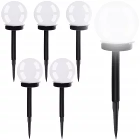   Földbe szúrható lámpa - Solar Garden Lights LED lámpa Gömblámpák 6 db