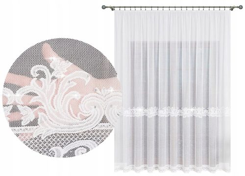 Kész függöny - Kész Jacquard függöny 300x180 strassz szalag