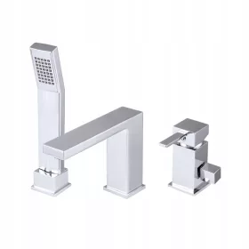 Bateria wannowa monouchwytowa wanwannowa Gamma Caro króm