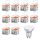 10x LED izzó GU10 6.9W = 49W 4000K 120ST OSRAM