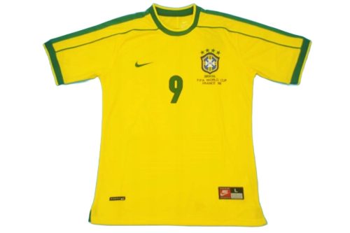 Kosárlabda póló - T -szőr Brazília 1998 -as világbajnokság Retro 2XL