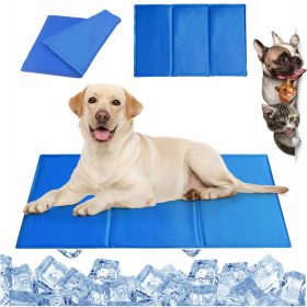    HŰTŐGÉL SZÉTNY KUTYA MACSAKÁGYHOZ 90x50cm HŰTÉSÁLLÓ