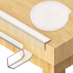    Baby-Protection szilikon sarkokat védő szalag, átlátszó, 3 m