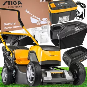   Akkumulátoros fűnyíró - Erőteljes Stiga Collector Pro akkumulátor fűnyíró