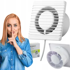   Fürdőszoba ventilátor - FÜRDŐSZOBA VENTILÁTOR FI Ø125 CABLE kapcsoló