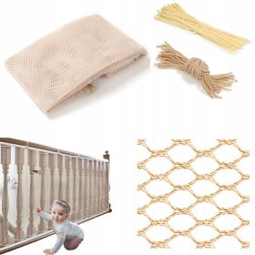   Gyermekbiztonsági biztosítás - Védőháló a lépcső erkélyére