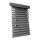 Redőnyök az ablakokon - Fal PVC 50 mm -re vágva 160x180 cm -re