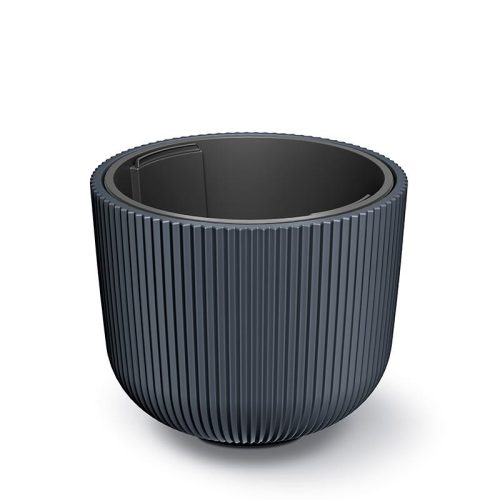  Prosperplast virágcserép 39,1 cm x 39,1 x 32,1 cm átmérő 39,1 cm műanyag fekete