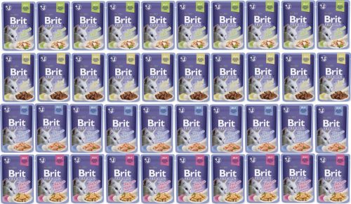 Konzerv macskáknak - Brit prémium macska filé zselés keverék ízek 40x85 g