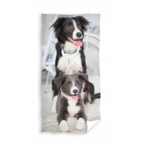 Törölköző - PAMUT KUTYA FÜRDŐTÖLŐ 70X140cm KUTYÁK