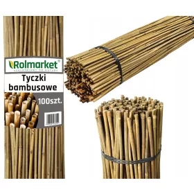   Növényi támasztó - Bambuszoszlopok bambusz botok 100db 180 cm 12-14 mm