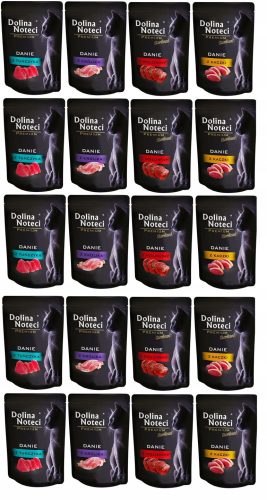Konzerv macskáknak - Premium Noteci Valley 20x 85g keverék 4 íz