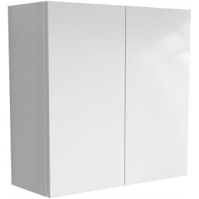 Függő fürdőszoba szekrény All White Matt Mate 60