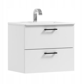    FÜRDŐSZOBA süllyesztett szekrény 50, mosdó függesztett mosdó színekkel