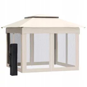   Kerti pavilon, sátrak - Pavilon hajtogatási funkcióval 325L x 325W x 265H cm
