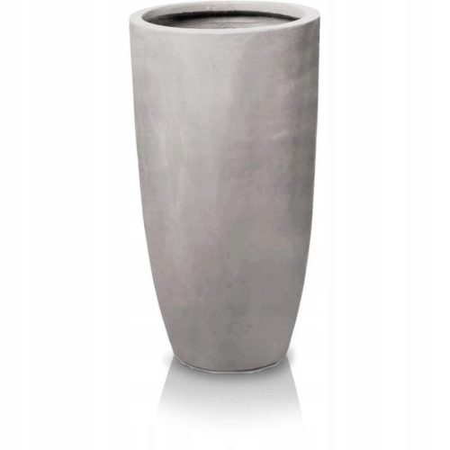 Virágcserepek - Polnix virágcserép 62 cm x 32 x 62 cm átmérő 32 cm Betonutánzat szürke és ezüst árnyalatai