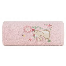   Törölköző - GYERMEKTÖRLŐ RÓZSASZÍN PAMUT 70X140 EURO FÜGGÖNY