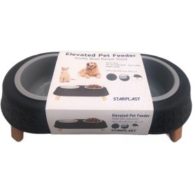 Kutya tál - Dupla tál kutyaeledelhez egy állványon