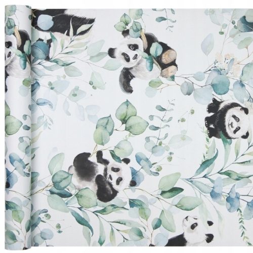 Tapéta a gyerekszobába - Flism Háttérkép rasch panda eucalyptus levelek