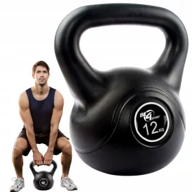  Kettlebelle Be4Sport 12 kg fekete