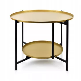  Mondex Lucas asztal kerek 60,5 x 60,5 x 45 cm arany