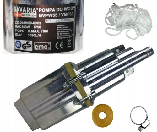  Wima 550 W-os búvárszivattyú, 900 l/h