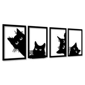   Falfestészet - KÉP MACSKÁVAL CAT MACSIKÁK FALPANELETEK 160cm