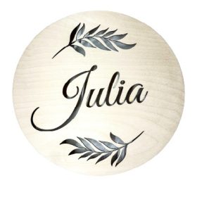   Gyermek éjszakai lámpa - LED éjszakai lámpa névvel, elemes, 30 cm