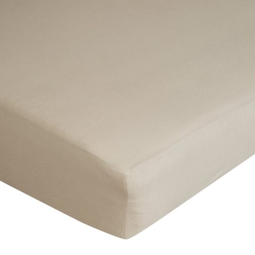 Lepedő  - Jersey illeszkedő lepedő 90x200 bézs