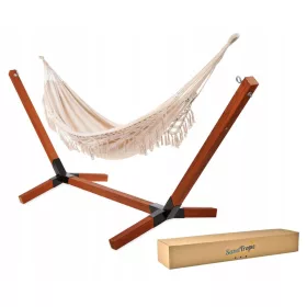   Függőágy - Xxl set impregnált keret + boho függőágy erős